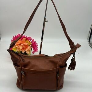 The Sak Collective Beautiful Brown Leather Crossbody Bag BRN6053C